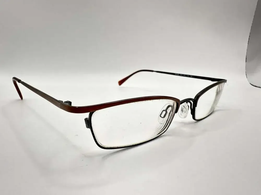 JEAN LAFONT EYEWEAR MINIE 463 49-18-130 BROWN BLACK EYEGLASSES
